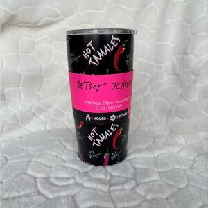 Betsey Johnson Hot Tamales Insulated Tumbler 17 oz